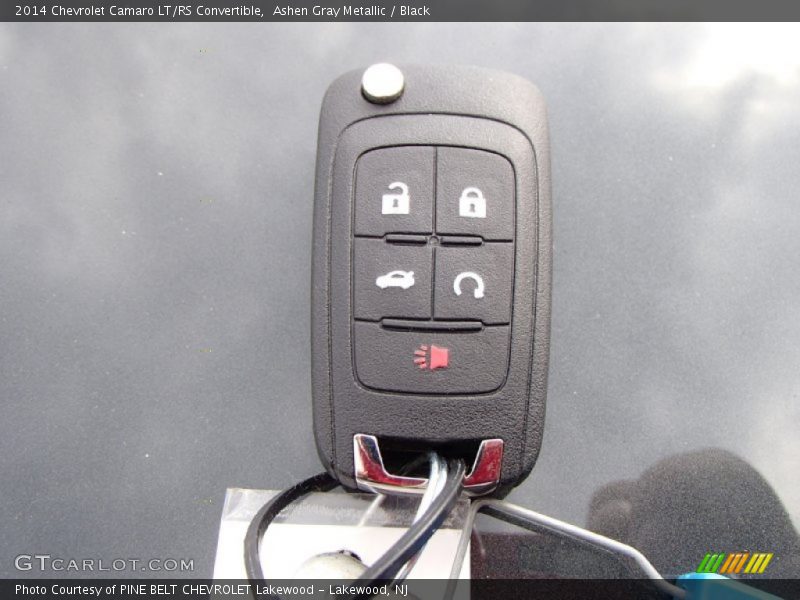 Ashen Gray Metallic / Black 2014 Chevrolet Camaro LT/RS Convertible