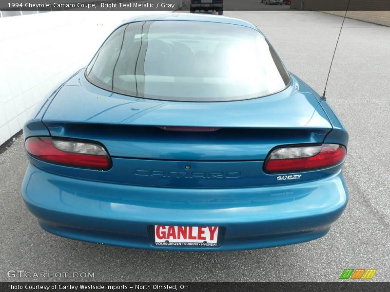 Bright Teal Metallic / Gray 1994 Chevrolet Camaro Coupe