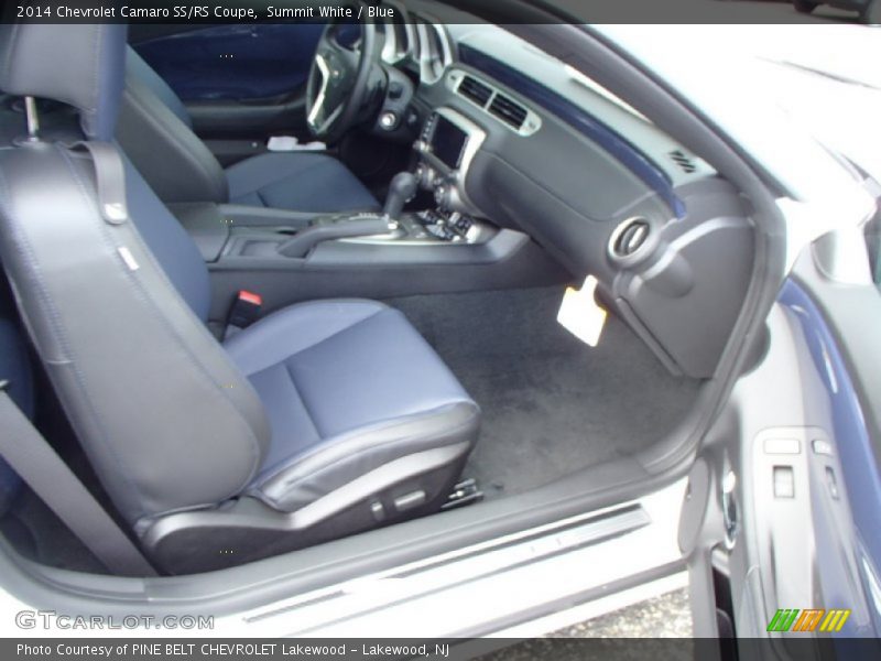  2014 Camaro SS/RS Coupe Blue Interior