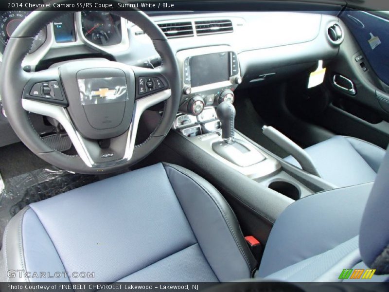 Blue Interior - 2014 Camaro SS/RS Coupe 