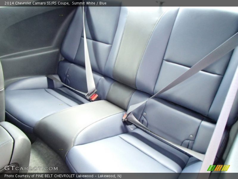 Rear Seat of 2014 Camaro SS/RS Coupe