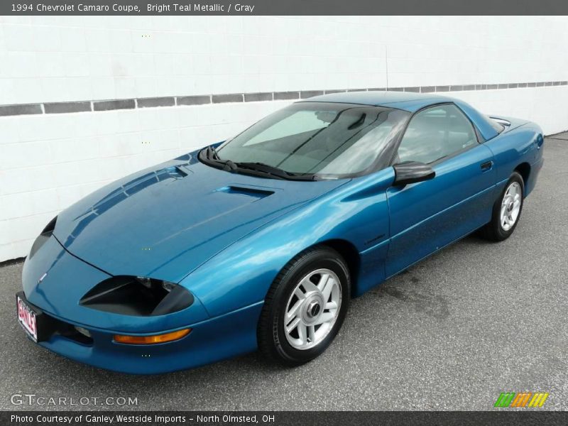 Bright Teal Metallic / Gray 1994 Chevrolet Camaro Coupe