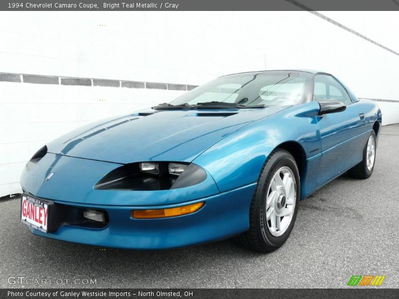 Bright Teal Metallic / Gray 1994 Chevrolet Camaro Coupe
