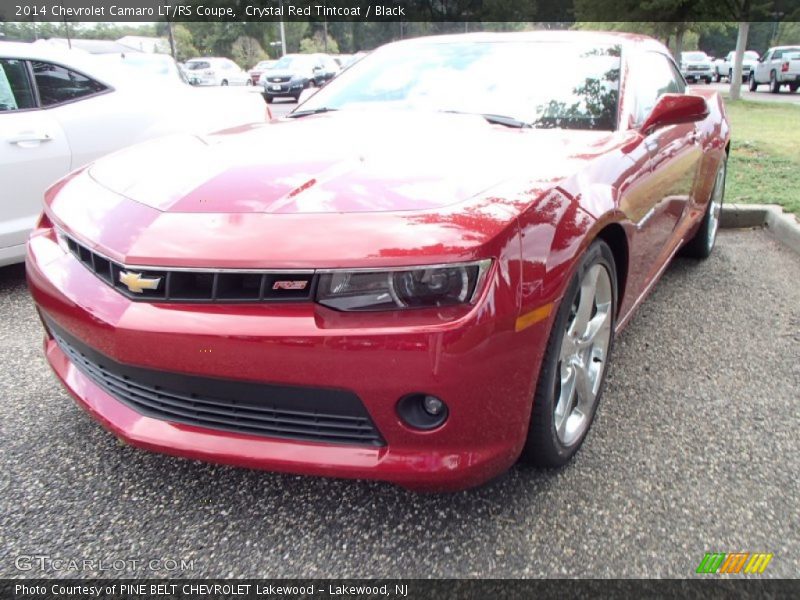 Crystal Red Tintcoat / Black 2014 Chevrolet Camaro LT/RS Coupe