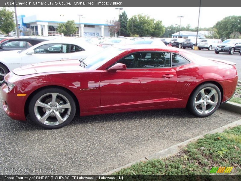 Crystal Red Tintcoat / Black 2014 Chevrolet Camaro LT/RS Coupe