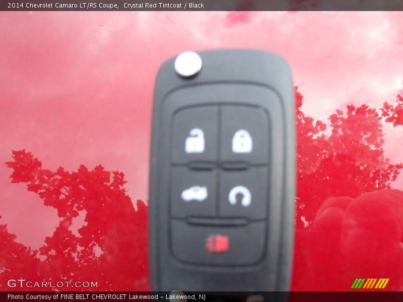 Crystal Red Tintcoat / Black 2014 Chevrolet Camaro LT/RS Coupe