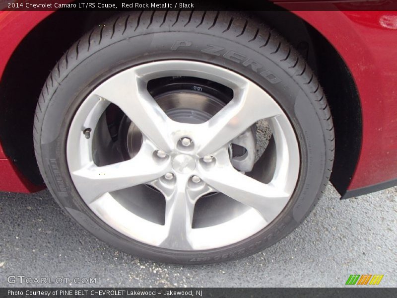 Red Rock Metallic / Black 2014 Chevrolet Camaro LT/RS Coupe