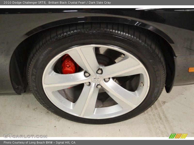 Brilliant Black Crystal Pearl / Dark Slate Gray 2010 Dodge Challenger SRT8