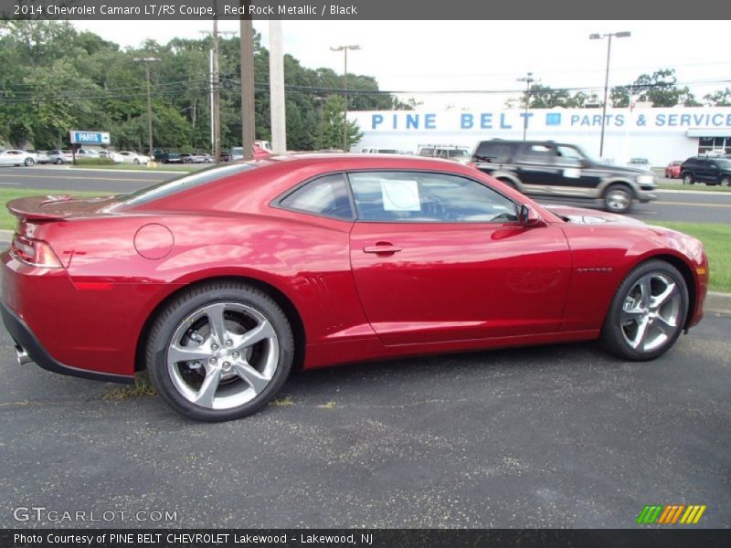 Red Rock Metallic / Black 2014 Chevrolet Camaro LT/RS Coupe