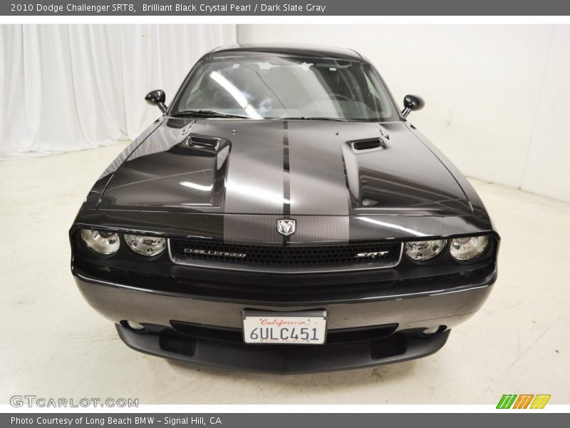 Brilliant Black Crystal Pearl / Dark Slate Gray 2010 Dodge Challenger SRT8