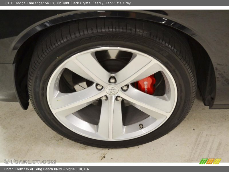 Brilliant Black Crystal Pearl / Dark Slate Gray 2010 Dodge Challenger SRT8