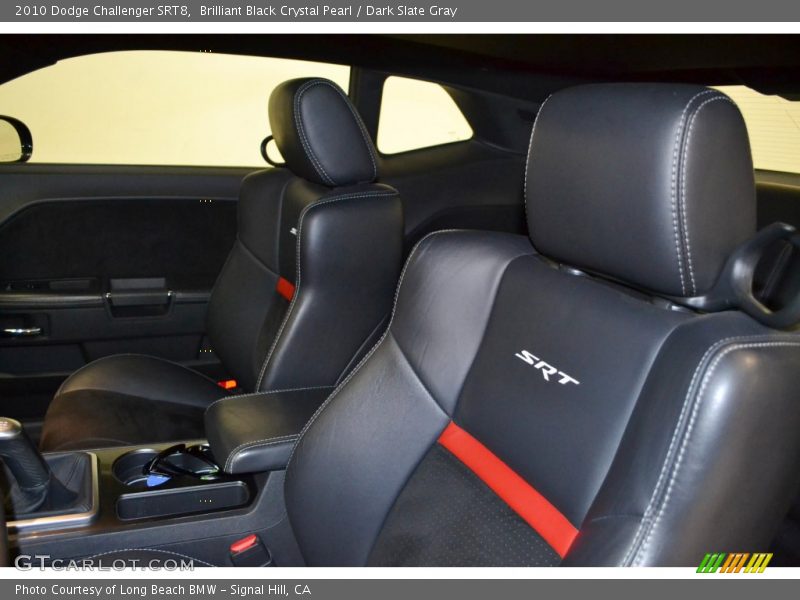 Brilliant Black Crystal Pearl / Dark Slate Gray 2010 Dodge Challenger SRT8