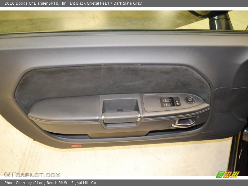 Brilliant Black Crystal Pearl / Dark Slate Gray 2010 Dodge Challenger SRT8