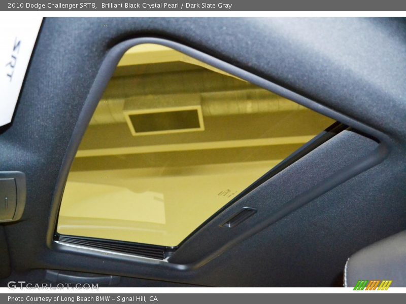 Brilliant Black Crystal Pearl / Dark Slate Gray 2010 Dodge Challenger SRT8