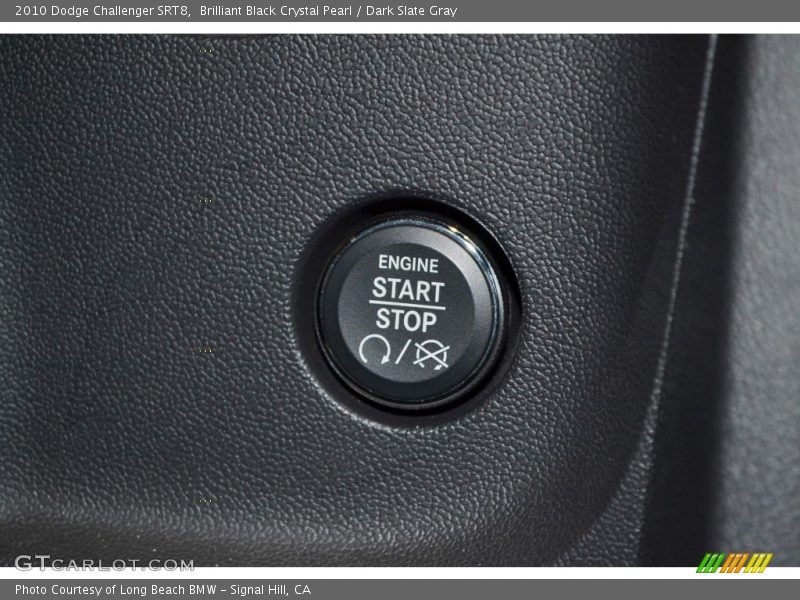 Brilliant Black Crystal Pearl / Dark Slate Gray 2010 Dodge Challenger SRT8