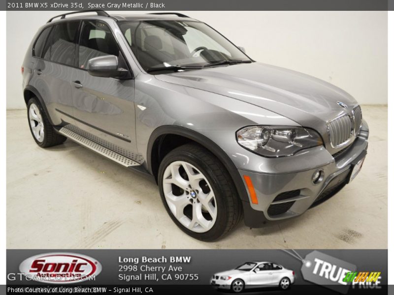Space Gray Metallic / Black 2011 BMW X5 xDrive 35d
