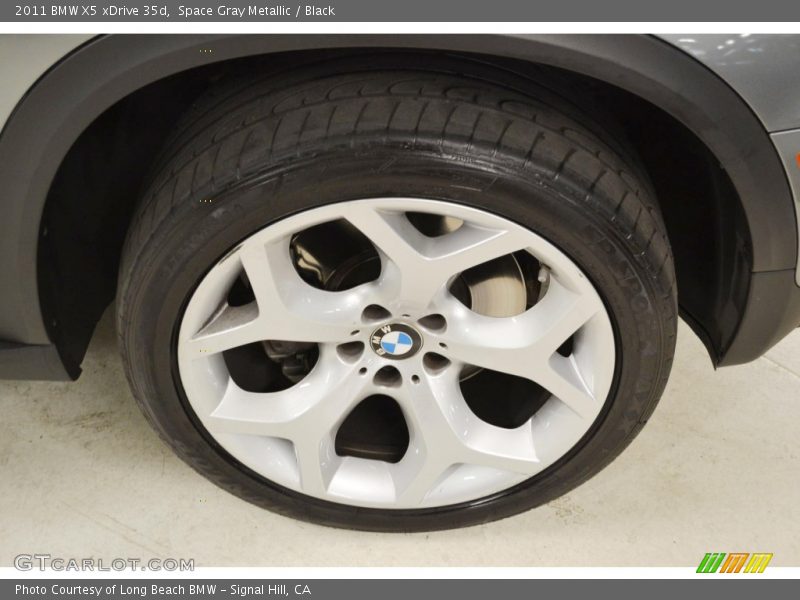 Space Gray Metallic / Black 2011 BMW X5 xDrive 35d