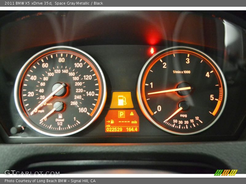 Space Gray Metallic / Black 2011 BMW X5 xDrive 35d