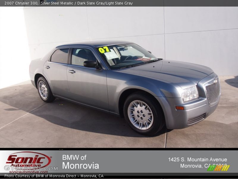 Silver Steel Metallic / Dark Slate Gray/Light Slate Gray 2007 Chrysler 300