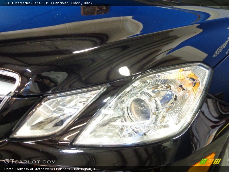 Black / Black 2011 Mercedes-Benz E 350 Cabriolet