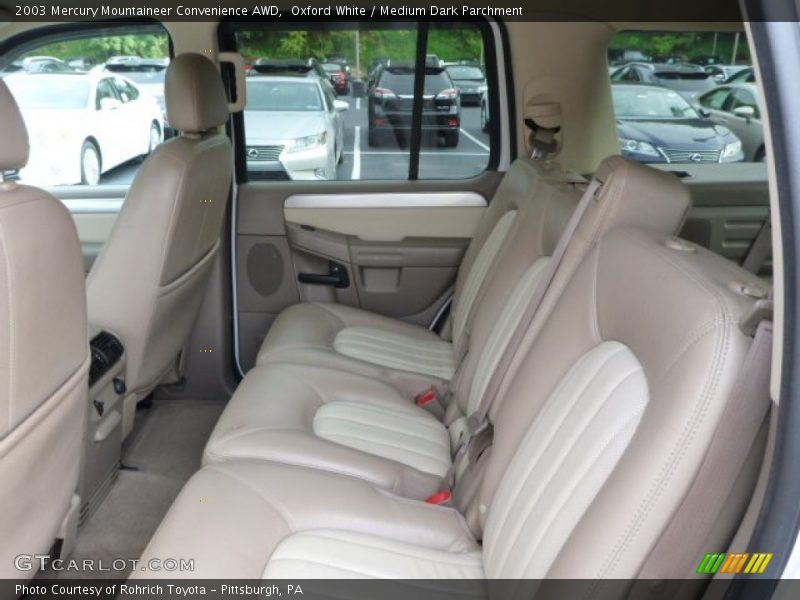 Oxford White / Medium Dark Parchment 2003 Mercury Mountaineer Convenience AWD
