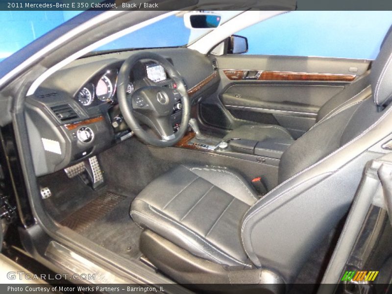 Black / Black 2011 Mercedes-Benz E 350 Cabriolet