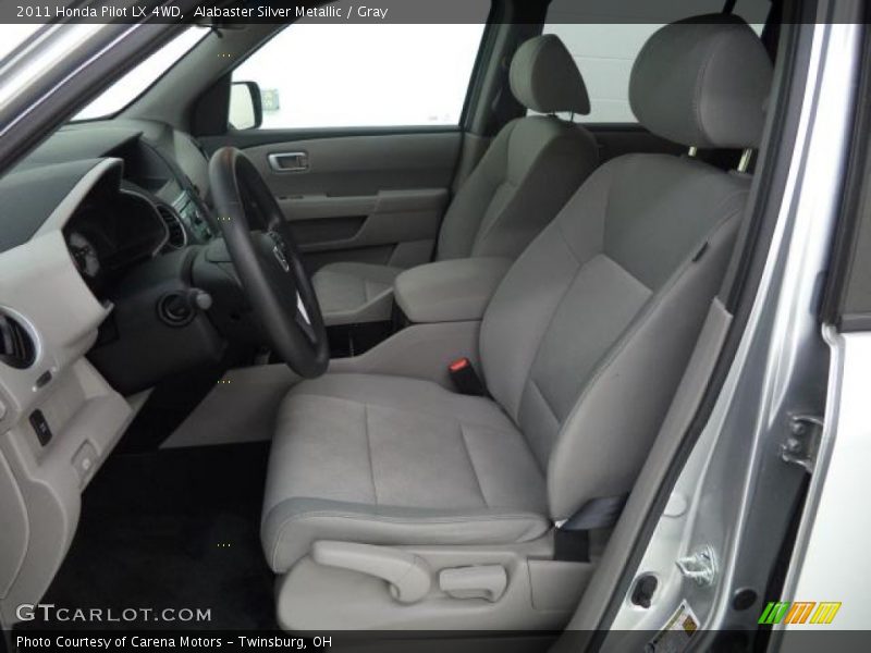 Alabaster Silver Metallic / Gray 2011 Honda Pilot LX 4WD