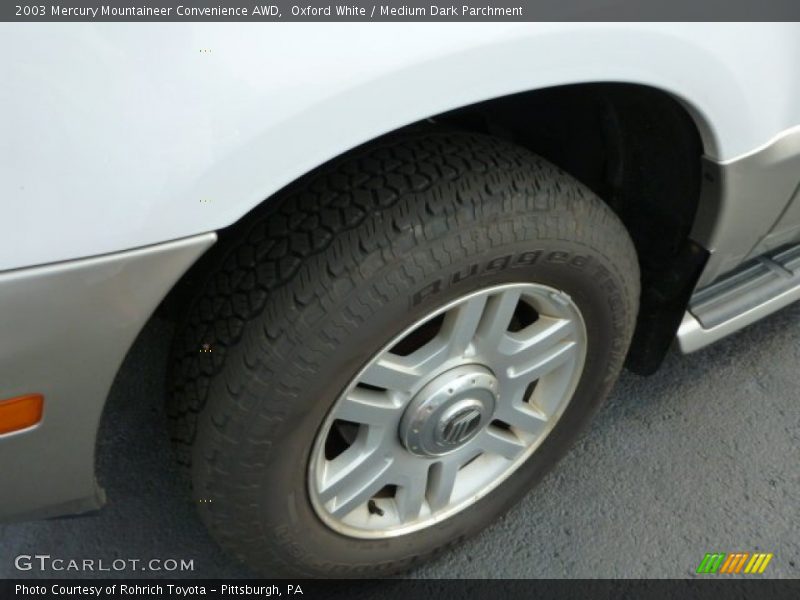 Oxford White / Medium Dark Parchment 2003 Mercury Mountaineer Convenience AWD