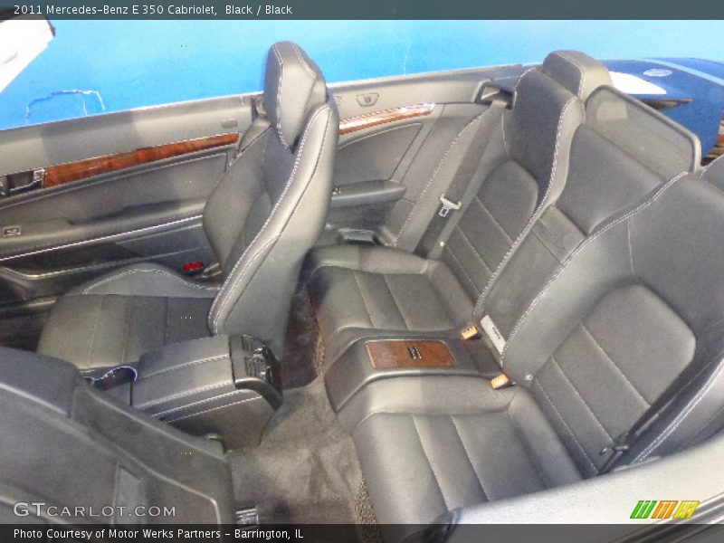 Black / Black 2011 Mercedes-Benz E 350 Cabriolet