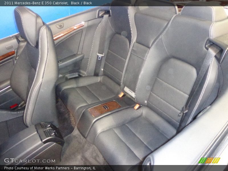 Black / Black 2011 Mercedes-Benz E 350 Cabriolet