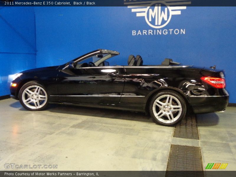 Black / Black 2011 Mercedes-Benz E 350 Cabriolet
