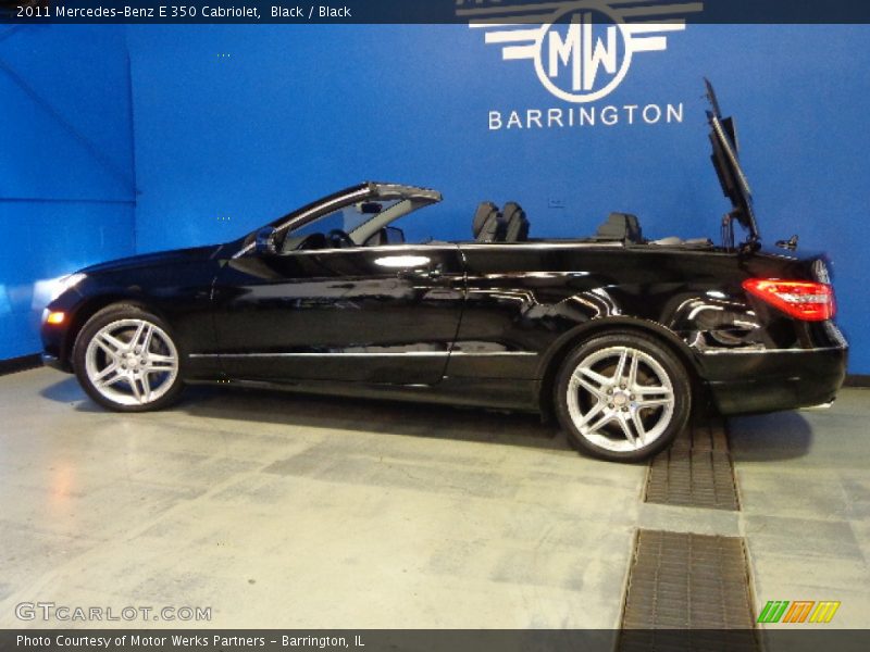 Black / Black 2011 Mercedes-Benz E 350 Cabriolet