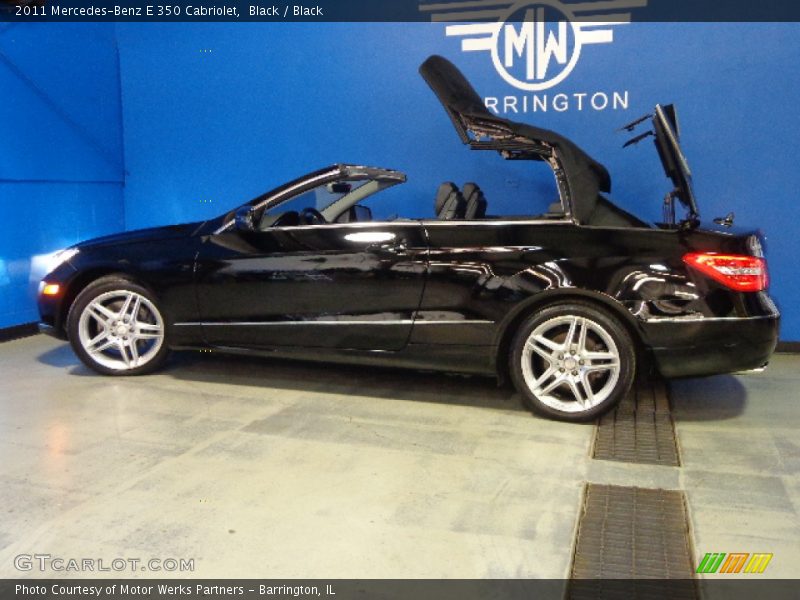 Black / Black 2011 Mercedes-Benz E 350 Cabriolet
