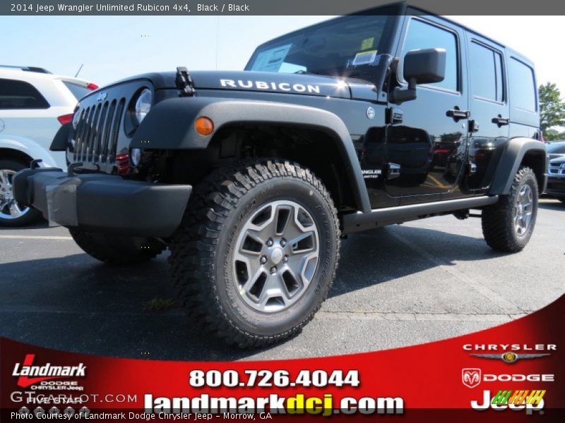 Black / Black 2014 Jeep Wrangler Unlimited Rubicon 4x4