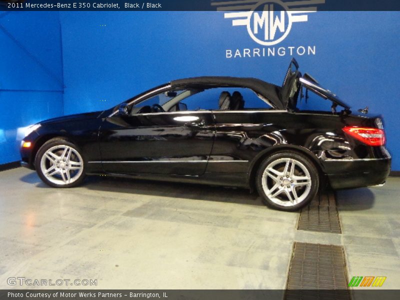 Black / Black 2011 Mercedes-Benz E 350 Cabriolet