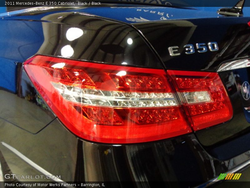Black / Black 2011 Mercedes-Benz E 350 Cabriolet