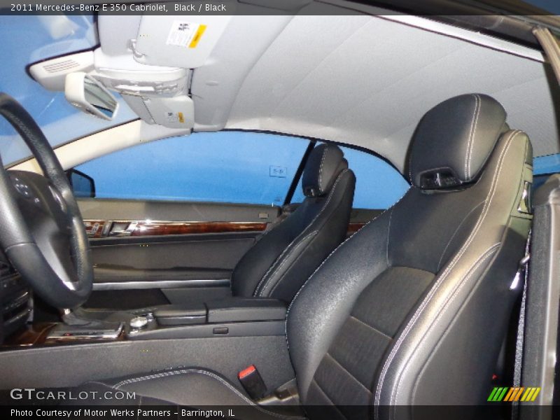 Black / Black 2011 Mercedes-Benz E 350 Cabriolet