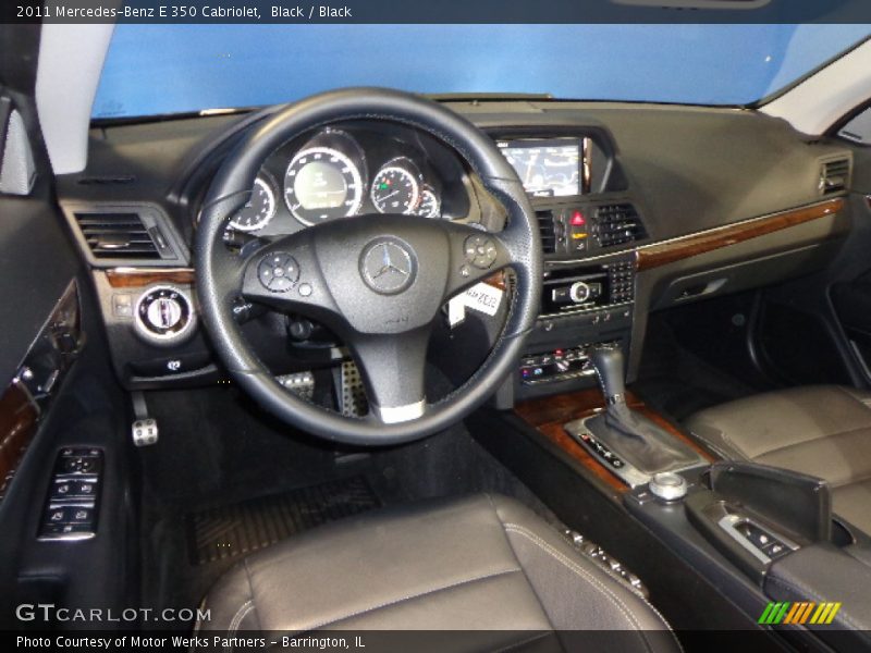 Black / Black 2011 Mercedes-Benz E 350 Cabriolet