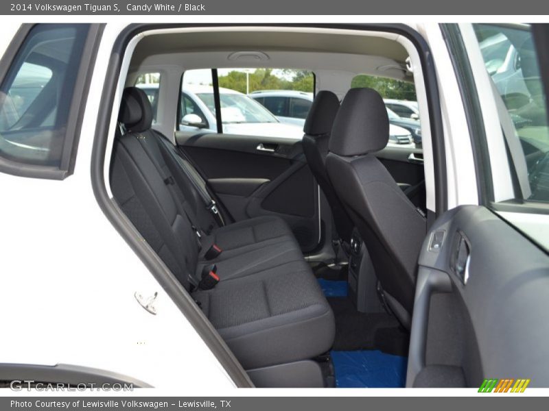 Candy White / Black 2014 Volkswagen Tiguan S