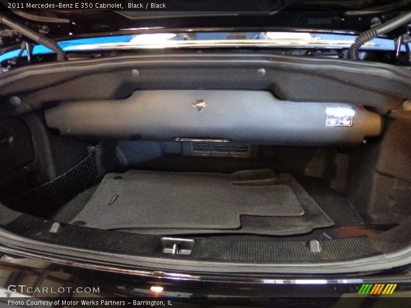 Black / Black 2011 Mercedes-Benz E 350 Cabriolet