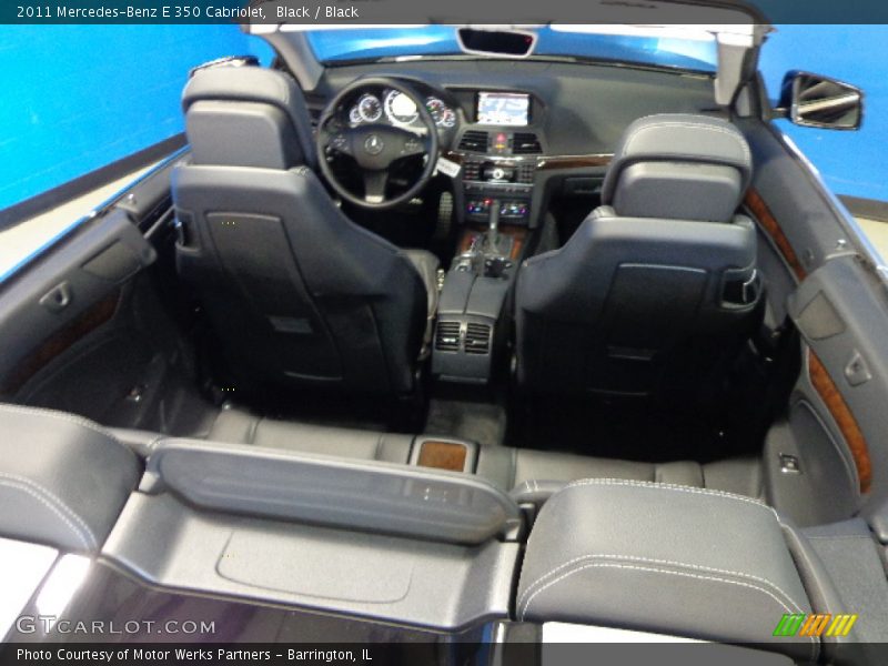 Black / Black 2011 Mercedes-Benz E 350 Cabriolet