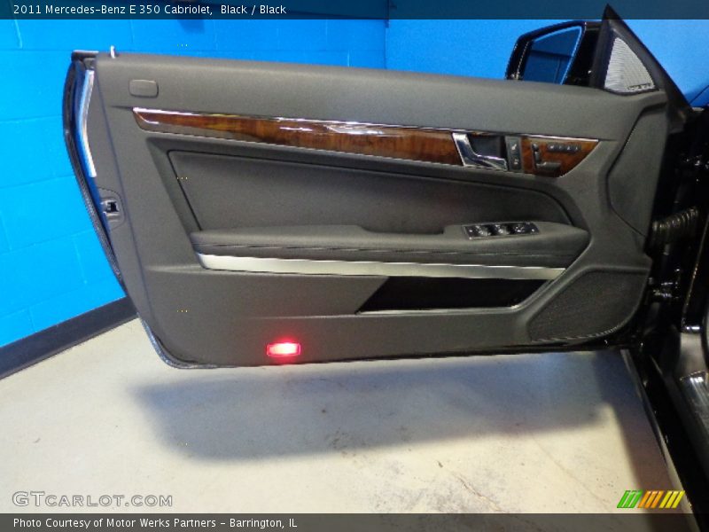 Black / Black 2011 Mercedes-Benz E 350 Cabriolet
