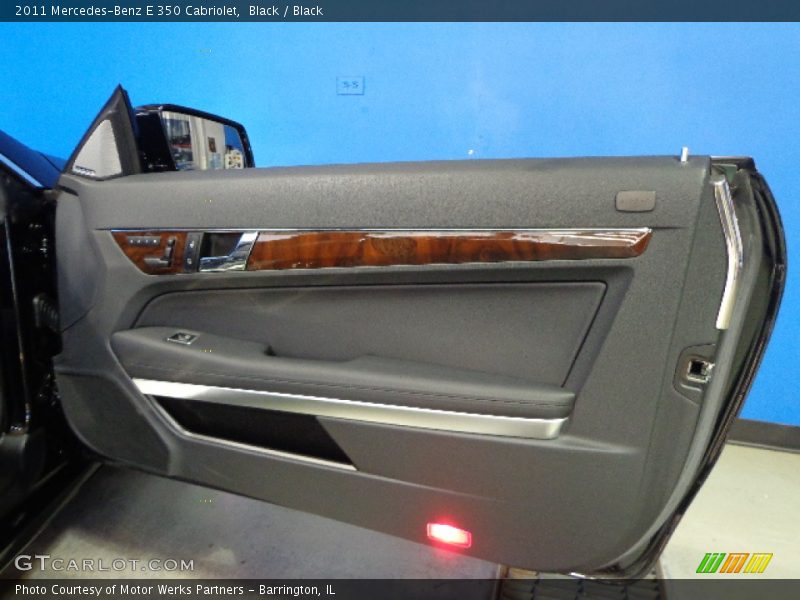 Black / Black 2011 Mercedes-Benz E 350 Cabriolet