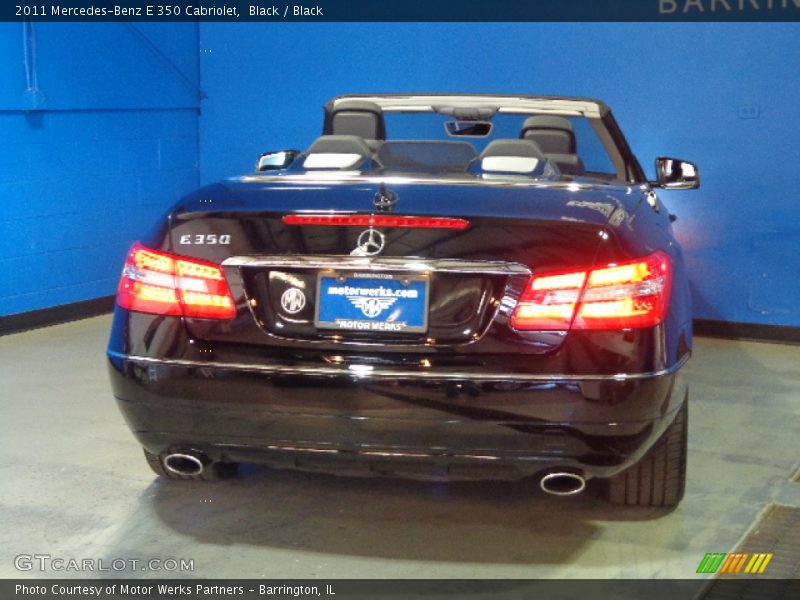 Black / Black 2011 Mercedes-Benz E 350 Cabriolet