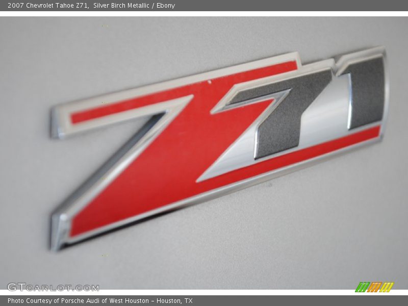 Silver Birch Metallic / Ebony 2007 Chevrolet Tahoe Z71