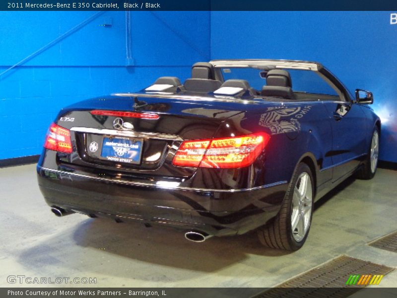 Black / Black 2011 Mercedes-Benz E 350 Cabriolet