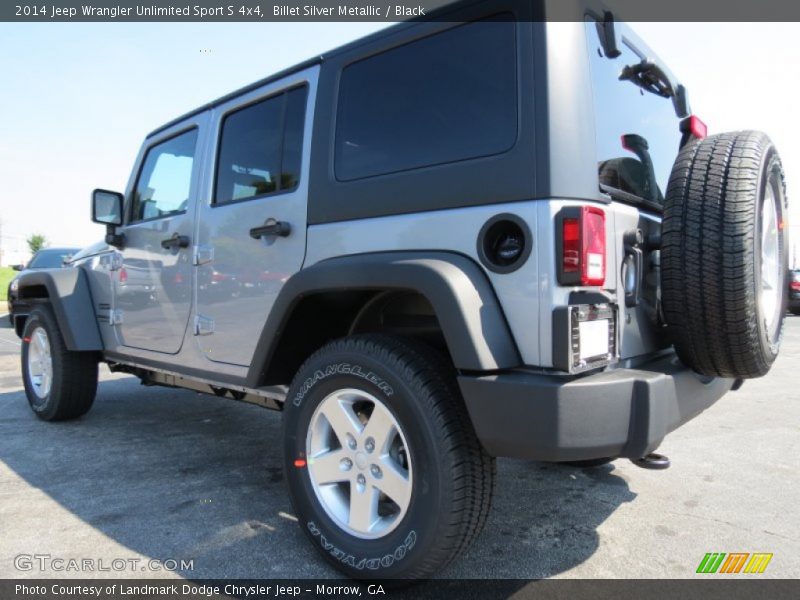 Billet Silver Metallic / Black 2014 Jeep Wrangler Unlimited Sport S 4x4