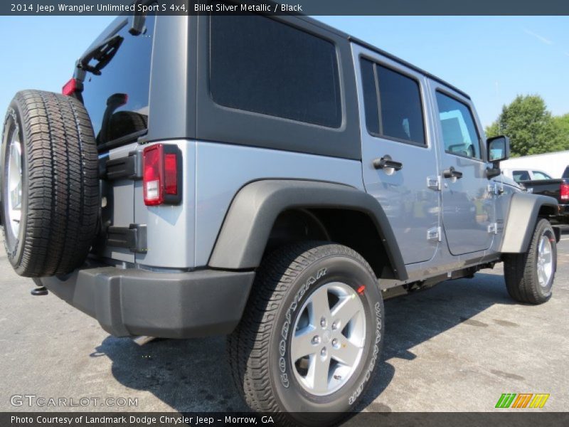 Billet Silver Metallic / Black 2014 Jeep Wrangler Unlimited Sport S 4x4