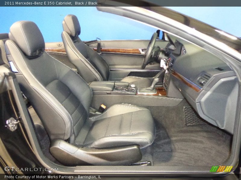 Black / Black 2011 Mercedes-Benz E 350 Cabriolet