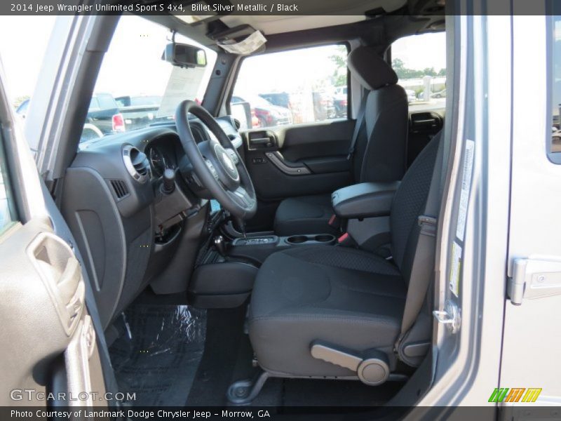 Billet Silver Metallic / Black 2014 Jeep Wrangler Unlimited Sport S 4x4